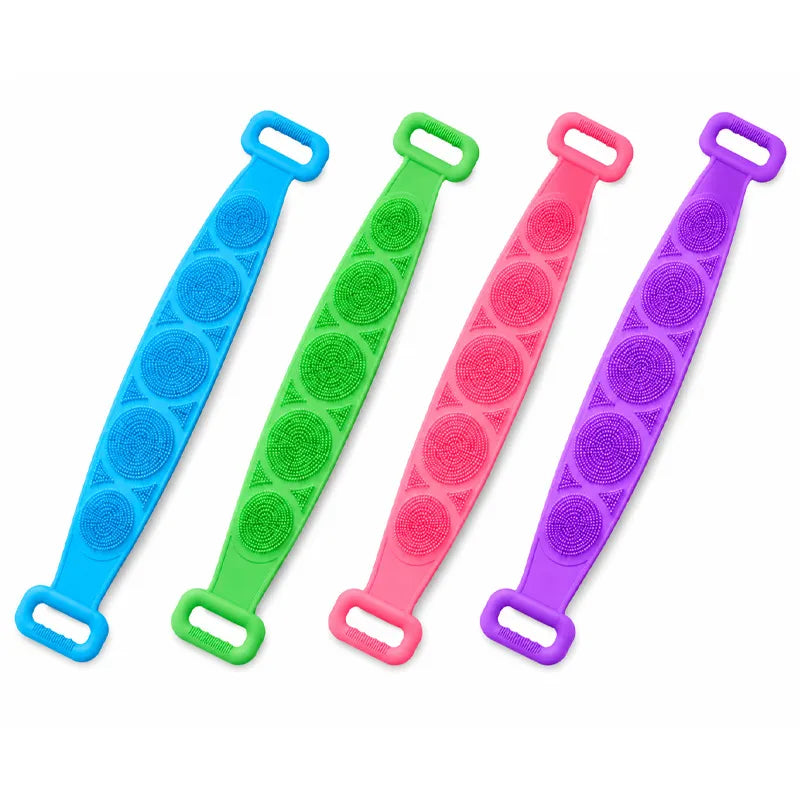π Double-Sided Silicone Back Scrubber-Easily exfoliate dead skin