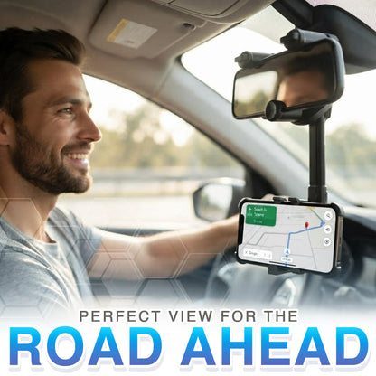 Rearview Mirror Phone Holder