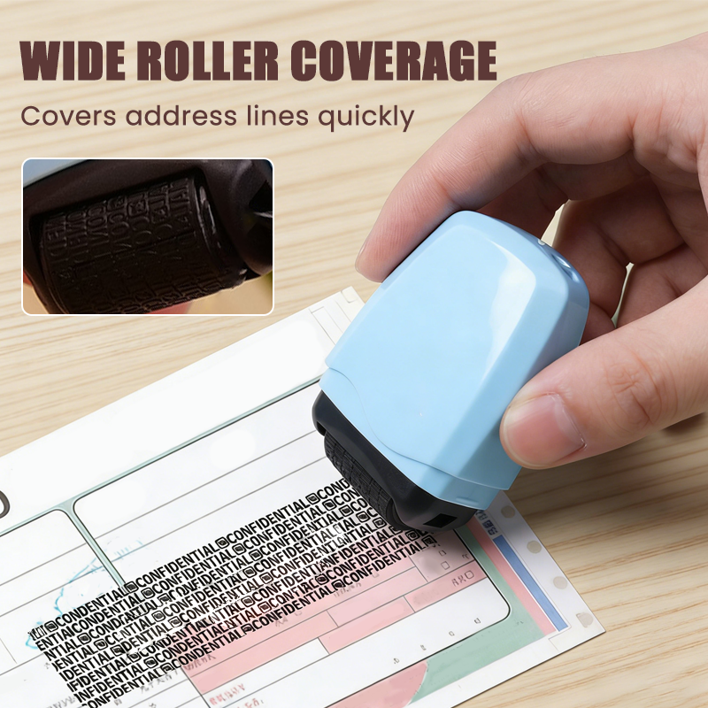 🥳2026 HOT SALE🥳💞50K+ SOLD!🛡️✉️ 50% OFF! Privacy Roller Stamp 🔏✨